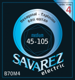 Savarez Hexagonal Explosion B70M4 45-105 basszus gitár húrszett