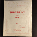 Heitor Villa-Lobos: choros No 1. pour guitare