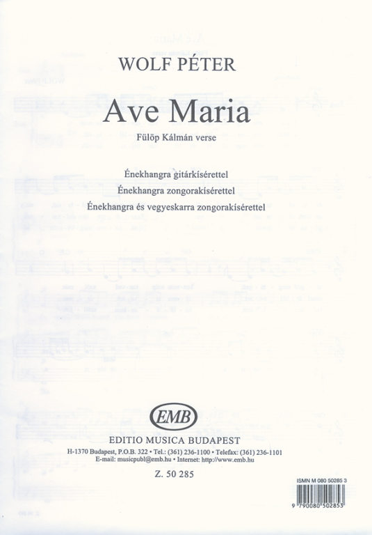 Wolf Péter: Ave Maria