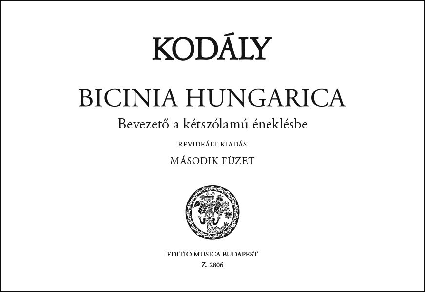 Kodály Zoltán: Bicinia Hungarica II. füzet (antikvár!)