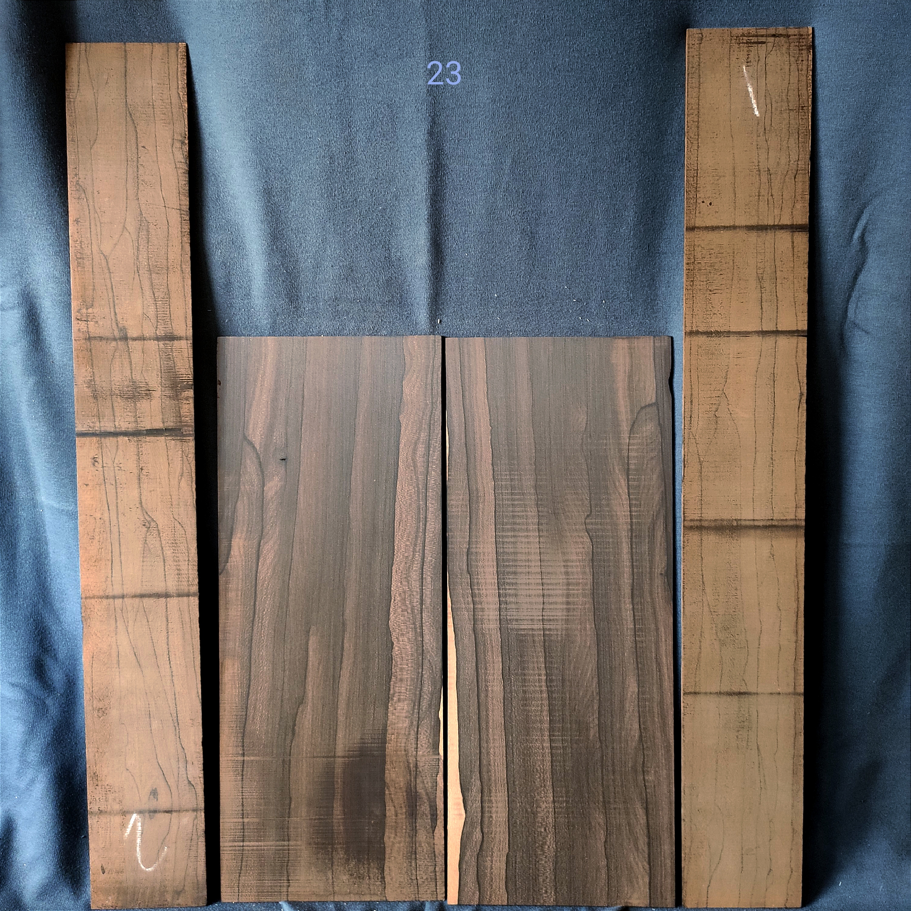 Ziricote hát/oldal szett nr. 023