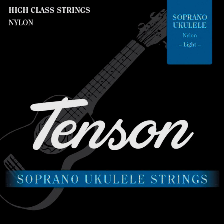 Tenson Black nylon szoprán ukulele húrszett