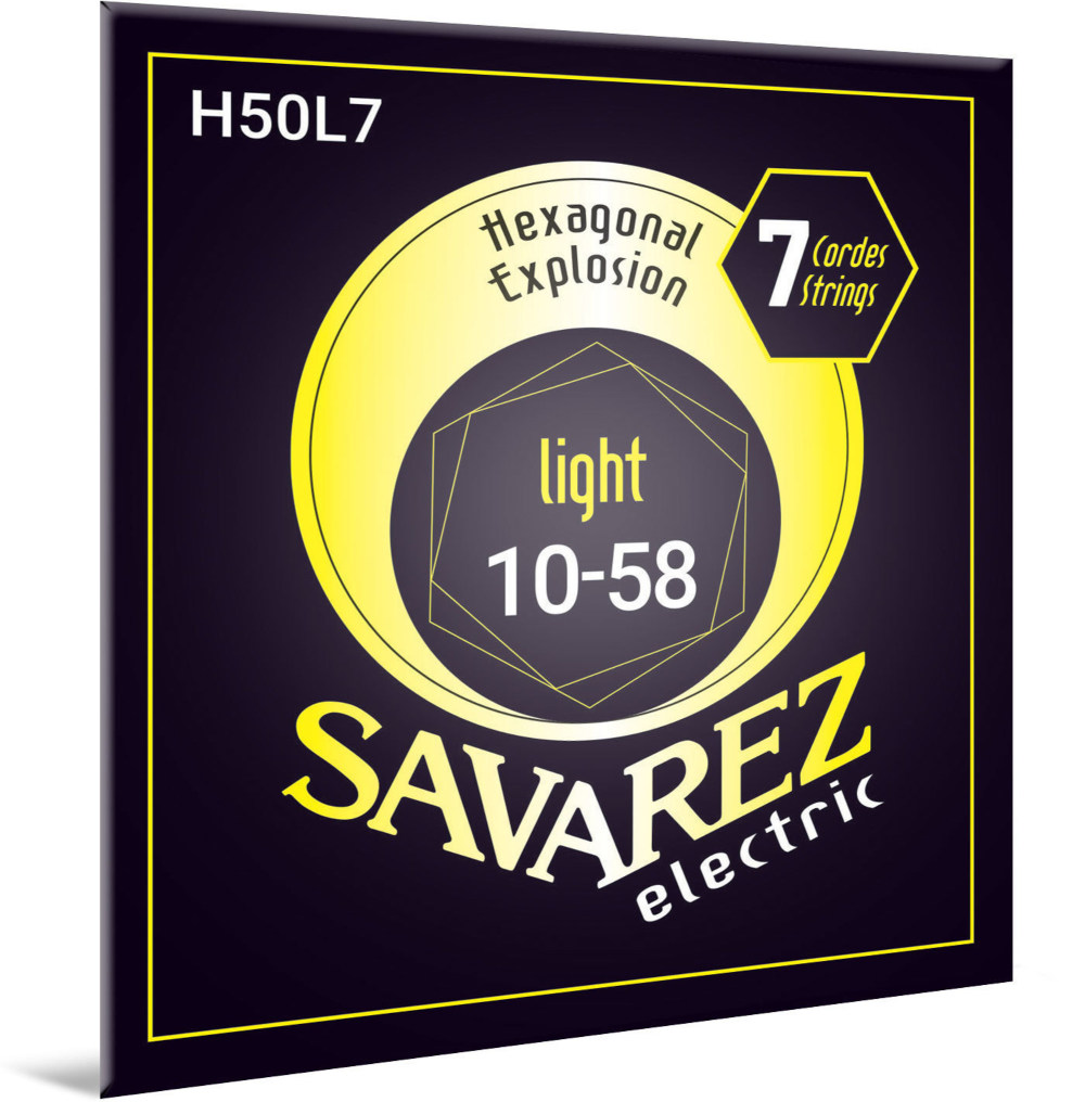 Savarez Hexagonal Explosion H50L7 10-58 7 húros elektromos gitár húrszett 